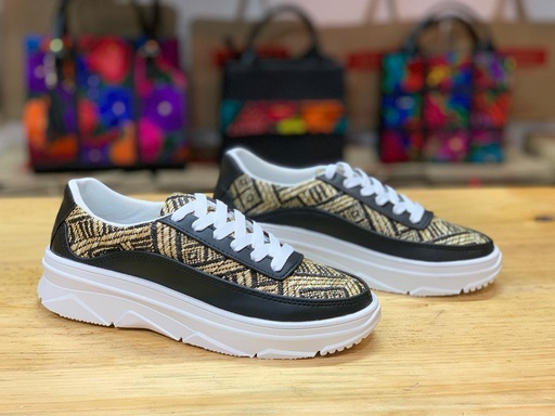 CALZADO FEMENINO ARTESANAL TIPO TENIS DEPORTIVO